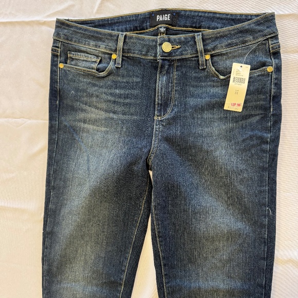 PAIGE Verdugo Ankle Mid-Rise Ultra Skinny Blue Jeans Size 31 - Picture 4 of 14
